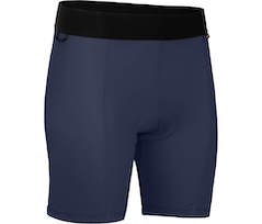 Bergson POHJA COMFORT | Damen Fahrrad Unterhose \(mit Sitzpolster\),  bielastisch, tight - peacoat blau