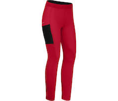 Bergson SUNDRA COMFORT | Damen Fahrradhose \(mit Sitzpolster\),  bielatisch, tight - Kirsch rot