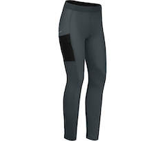 Bergson SUNDRA COMFORT | Damen Fahrradhose \(mit Sitzpolster\),  bielatisch, tight - dunkel grau