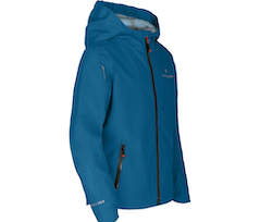 Bergson LIO | Kinder Regenjacke,  Netzfutter, 12000 mm Wassers�ule - Saphir blau