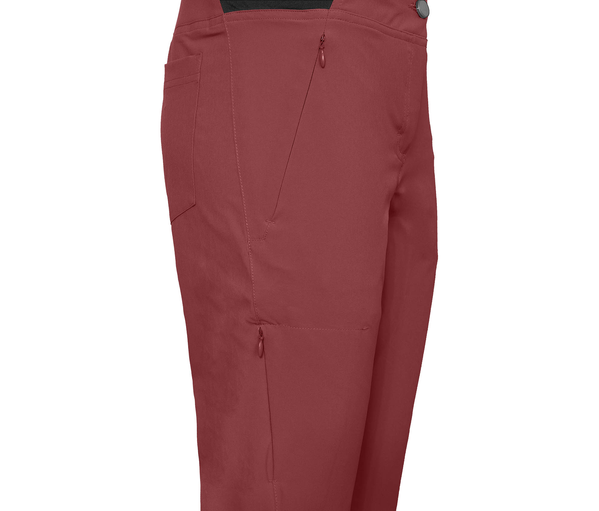 Damen Cargohose Baumwolle - Hohe Taille Mit Taschen, Baggy Style