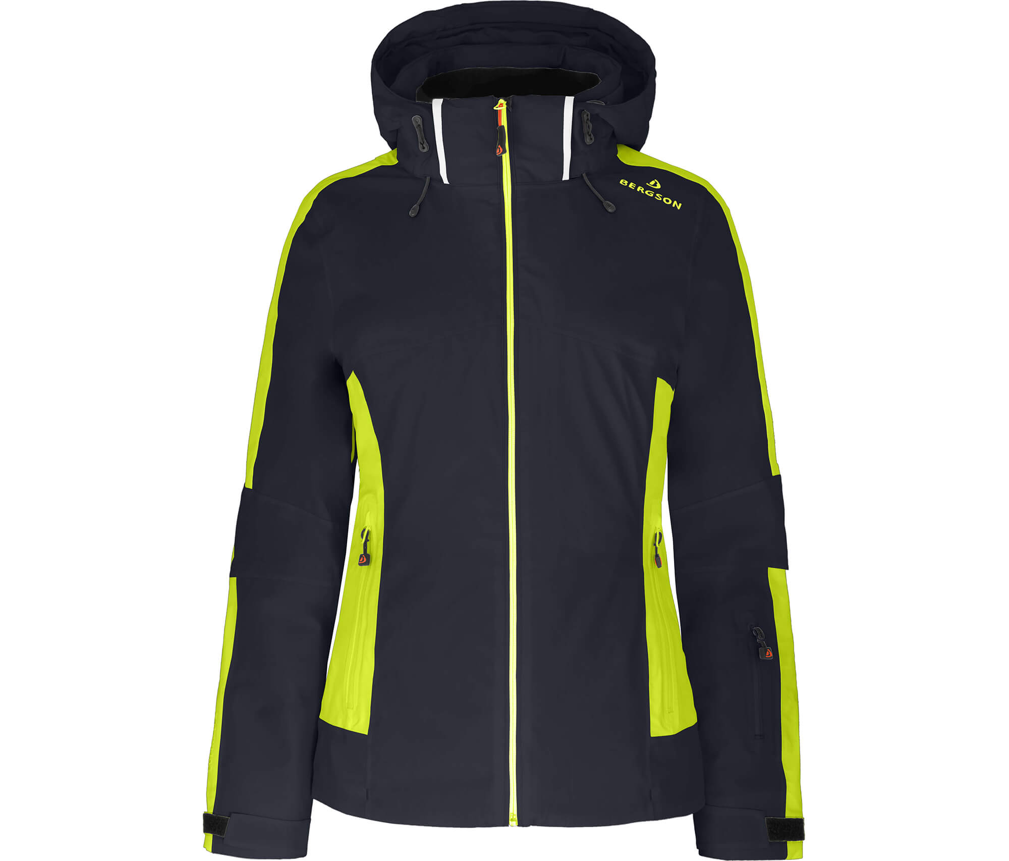 Bergson Damen Skijacke Nice | Wasserdicht 20000mm | Atmungsaktiv | Winddicht | Wattiert