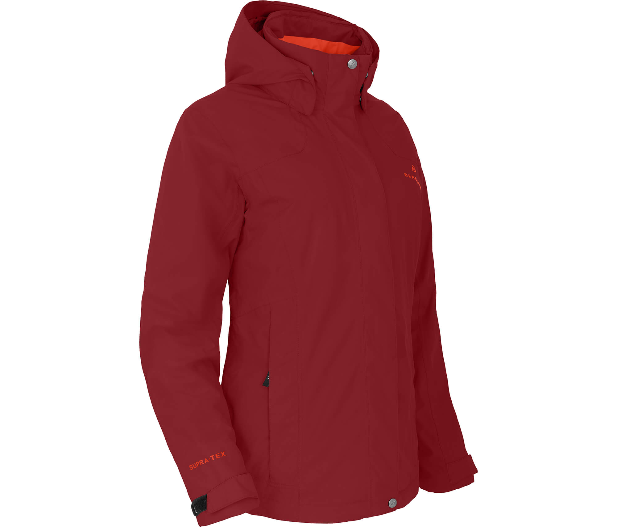 atmungsaktiv Atmungsaktivit/ät: 12000 g//qm//24Std leicht wattiert,wasserdicht Packaway-Jacke Winddicht Wassers/äule: 12000 mm gef/üttert Bergson Damen Funktionsjacke ROCKRIDER Thermo