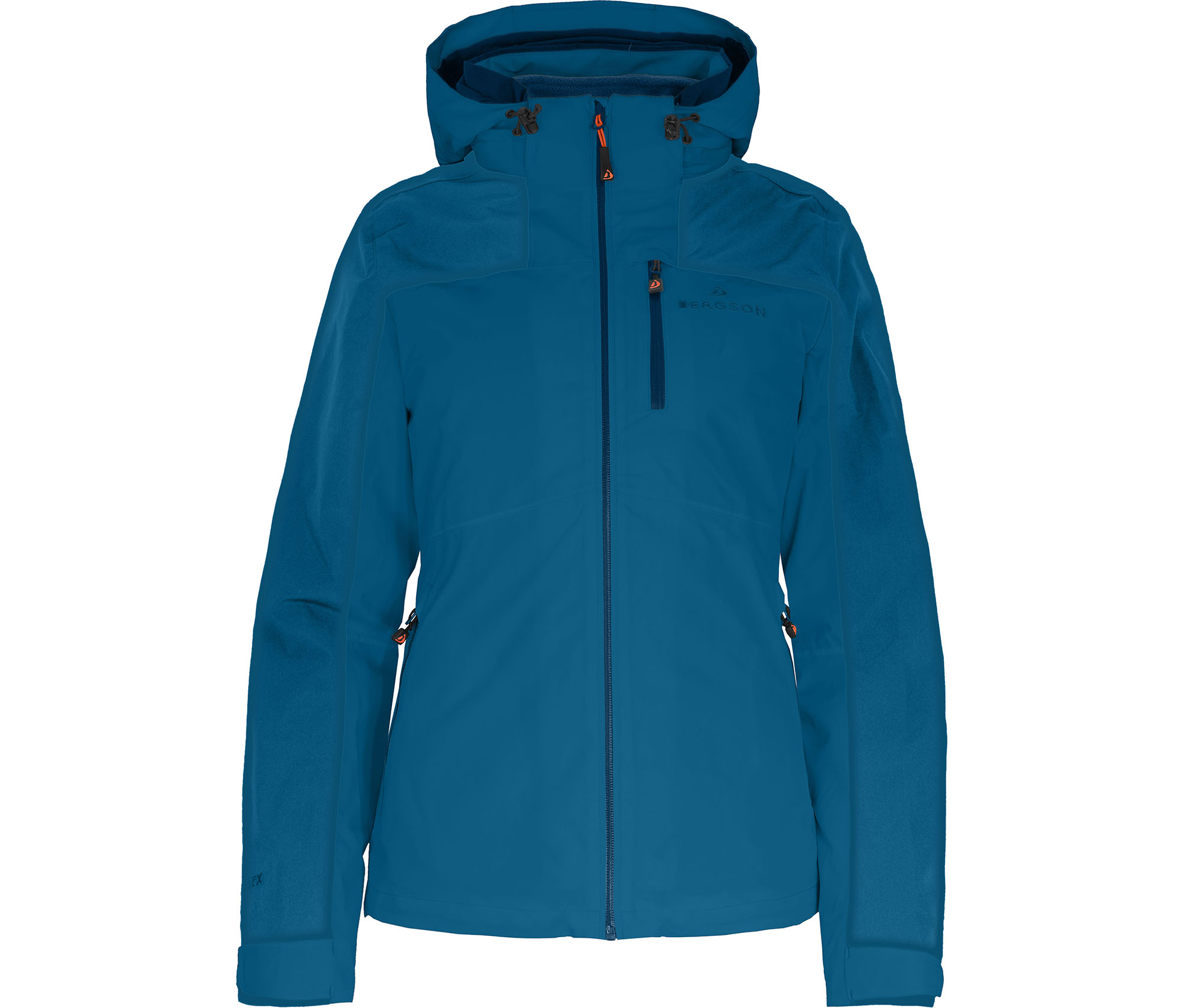 Bergson KURRIKA THERMO Damen Regenjacke, leicht wattiert, 20000 mm  Wassersäule saphir blau