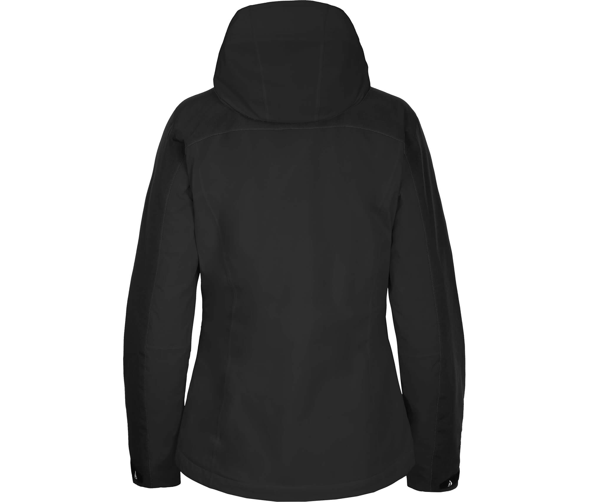 Bergson KURRIKA THERMO Damen Regenjacke, leicht wattiert, 20000 mm Wassersäule schwarz