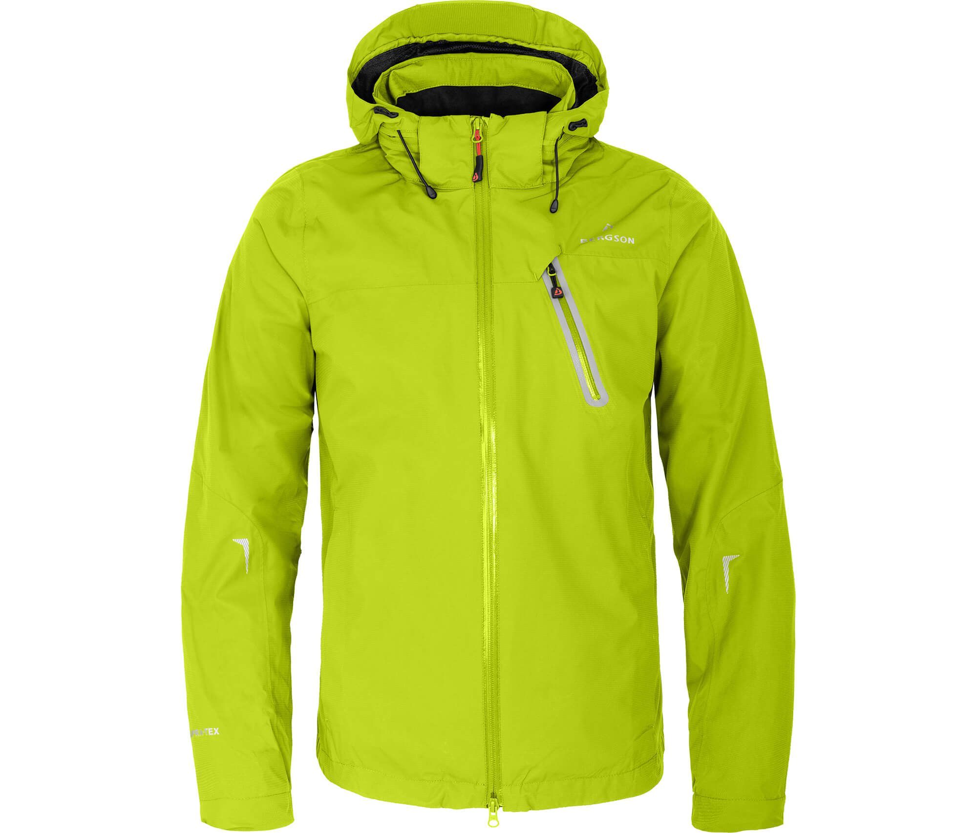 Bergson MOORE | Herren Rad-Regenjacke, Netzfutter, 12000