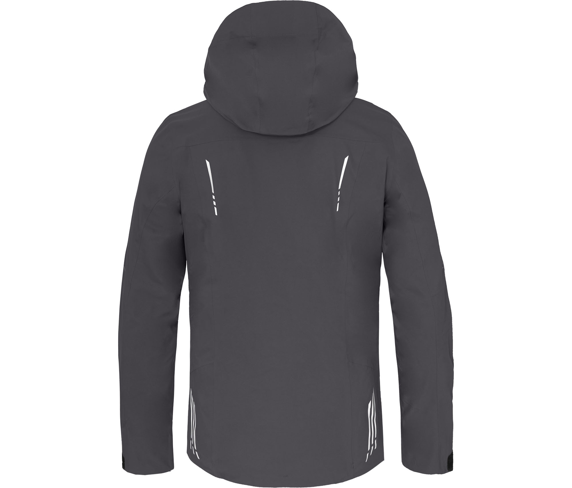 Bergson SKIEN Herren Regenjacke, recycelt, Netzfutter, 20000 mm Wassersäule grau > Sehr