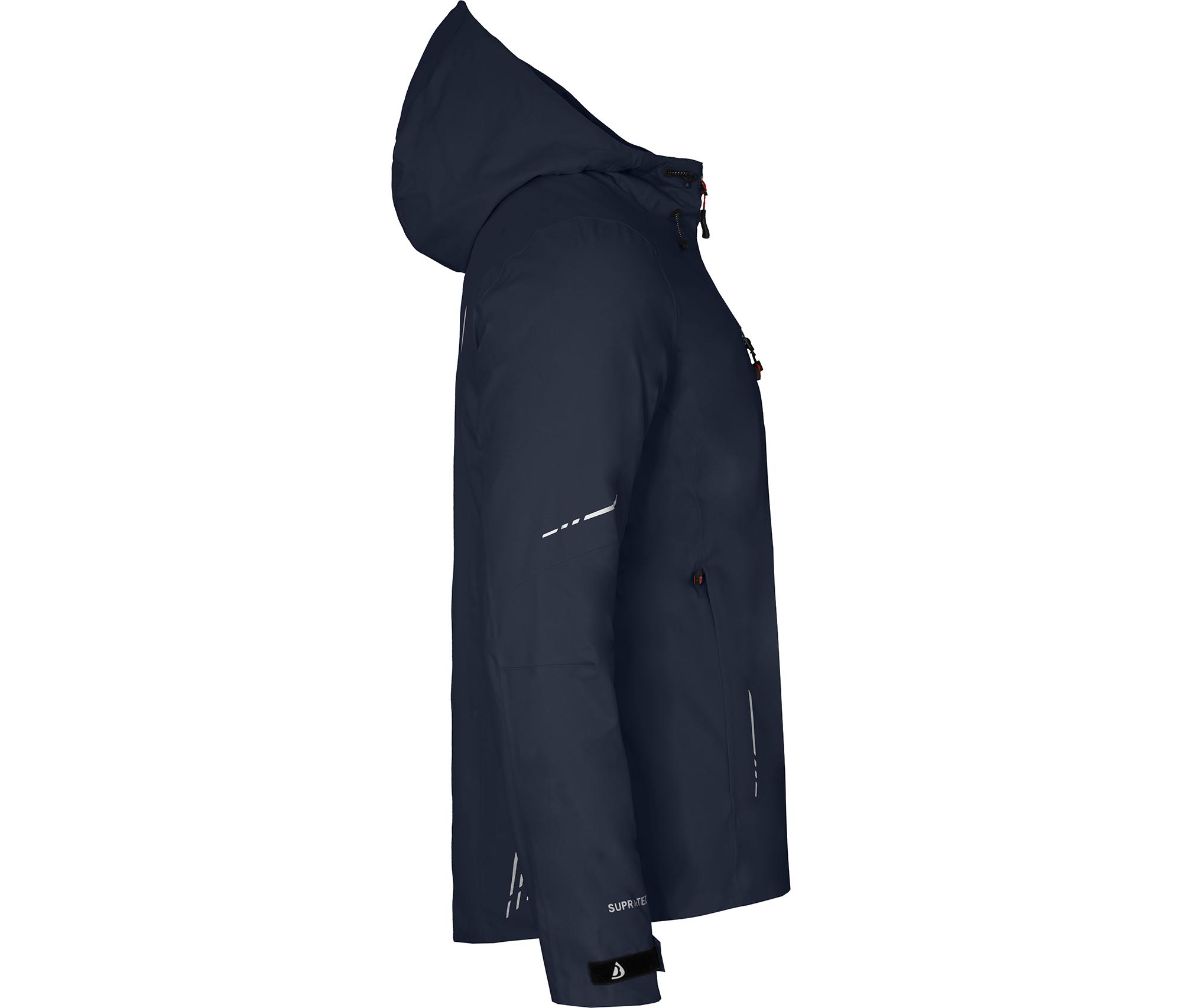 Bergson SKIEN THERMO Herren Regenjacke, leicht wattiert, recycelt, 20000 mm Wassersäule navy