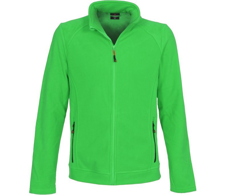 fleece jacke herren grün