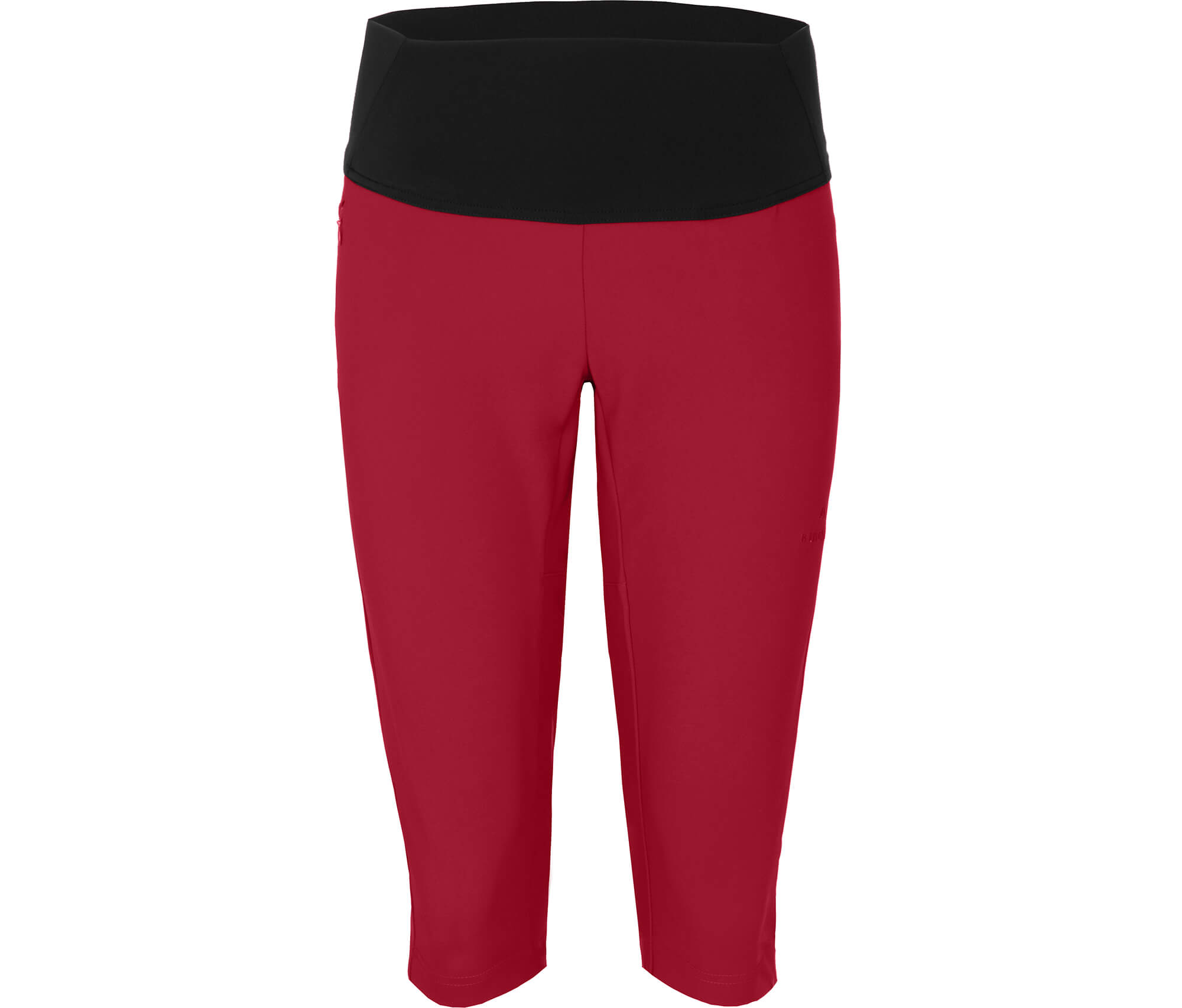 Bergson TIKEN COMFORT Capri (tight) | Damen 3/4 Funktionshose, elastisch,  schnelltrocknend - rot --> Sehr gute