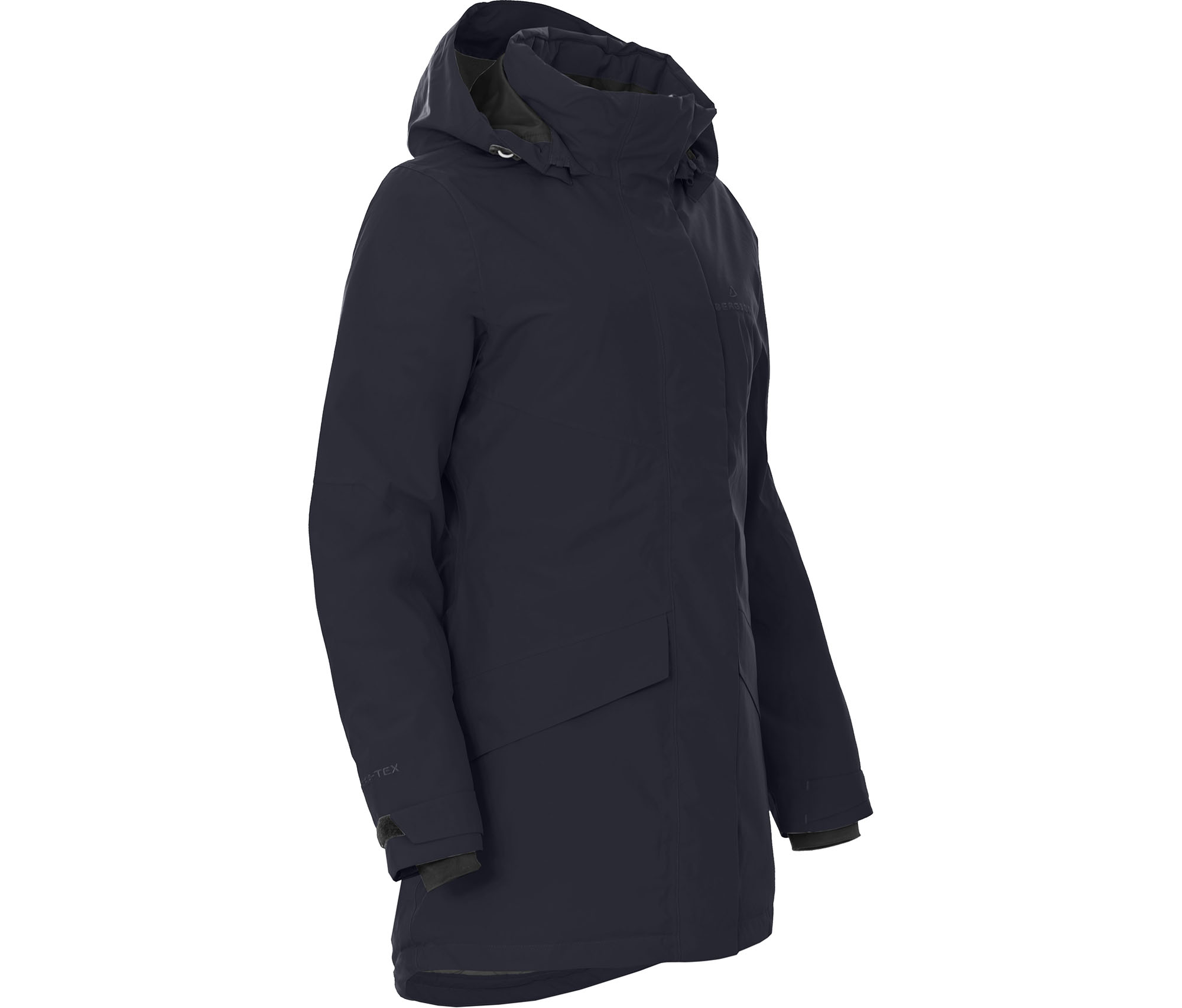 Bergson TUUSULA Damen Winterparka, warm wattiert, 20000 mm Wassersäule  Nacht blau